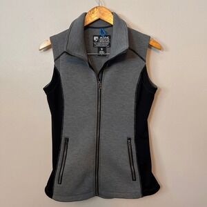 Kuhl Projekt Women's Gray Black Full Zip Vest Sleeveless‎ Outdoor Hiking Travel